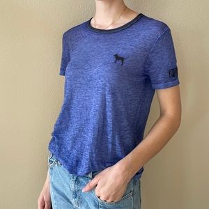 VS Pink Sheer Athletic Tee